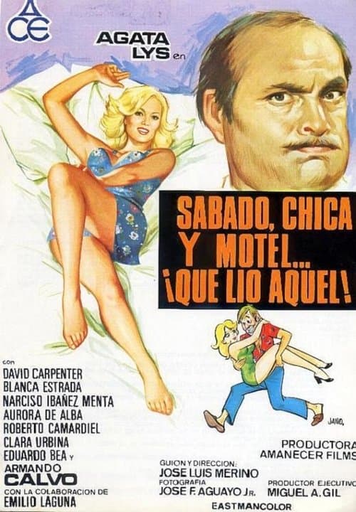Sábado, chica, motel ¡qué lío aquel!のポスター