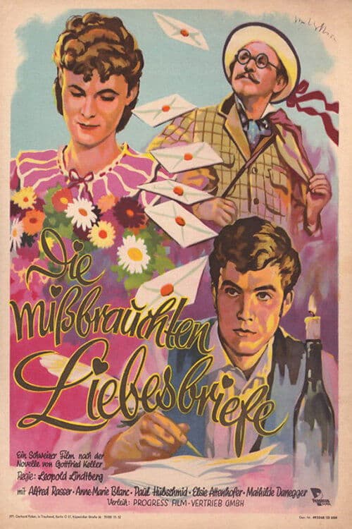 Die missbrauchten Liebesbriefeのポスター