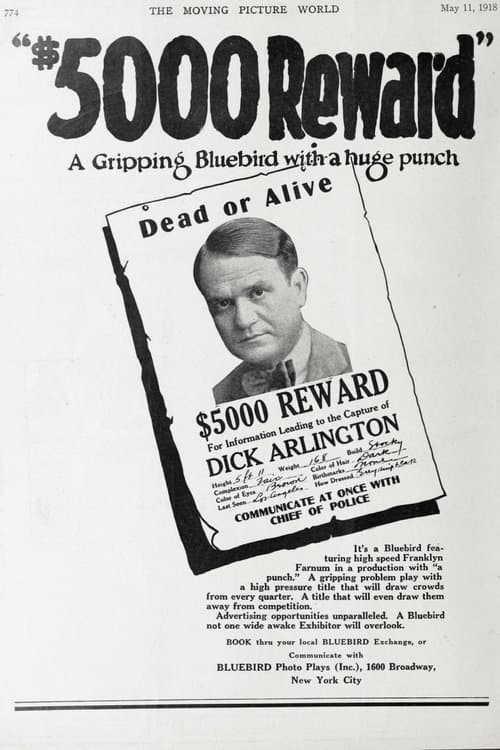 $5,000 Rewardのポスター