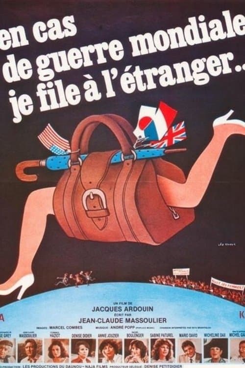 En cas de guerre mondiale, je file à l'étrangerのポスター