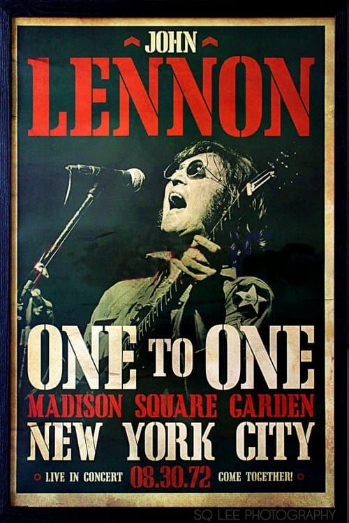 The One to One Concertのポスター