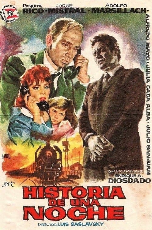 Historia de una nocheのポスター