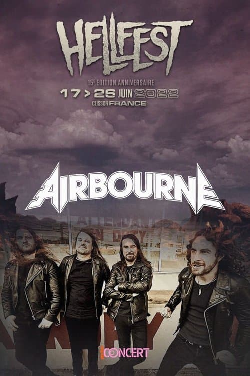 Airbourne : Au hellfest 2022のポスター