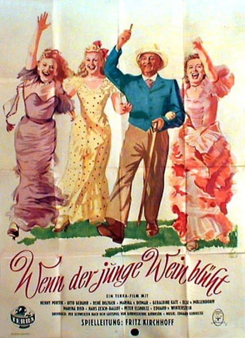 Wenn der junge Wein blühtのポスター