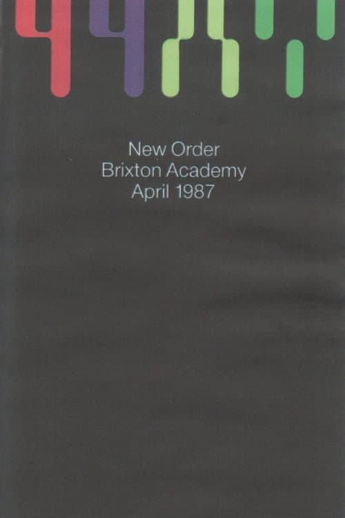 New Order: Brixton Academyのポスター