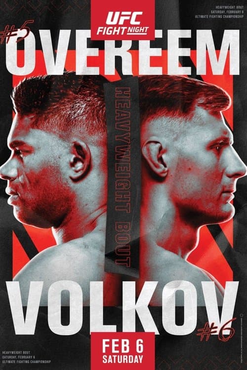 UFC Fight Night 184: Overeem vs. Volkovのポスター