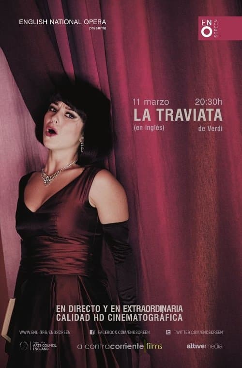 Verdi's La Traviata - English National Operaのポスター
