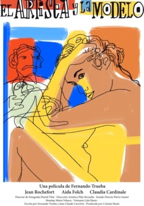 El artista y la modeloのポスター
