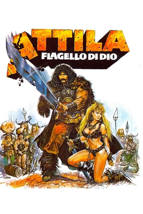 Attila flagello di Dioのポスター