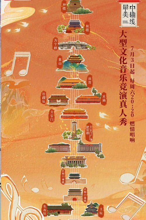 最美中轴线のポスター