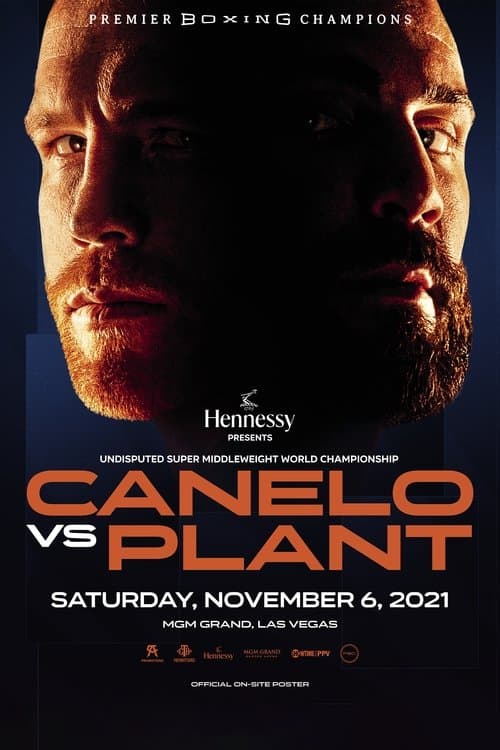 Canelo Alvarez vs. Caleb Plantのポスター