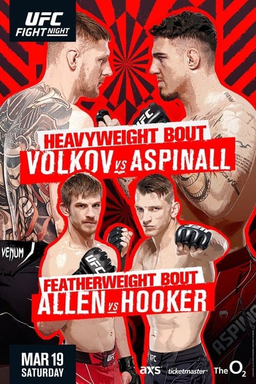 UFC Fight Night 204: Volkov vs. Aspinallのポスター