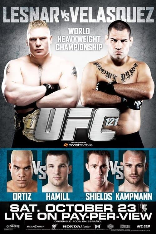 UFC 121: Lesnar vs. Velasquezのポスター