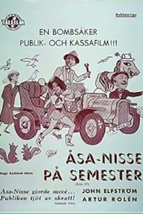 Åsa-Nisse på semesterのポスター