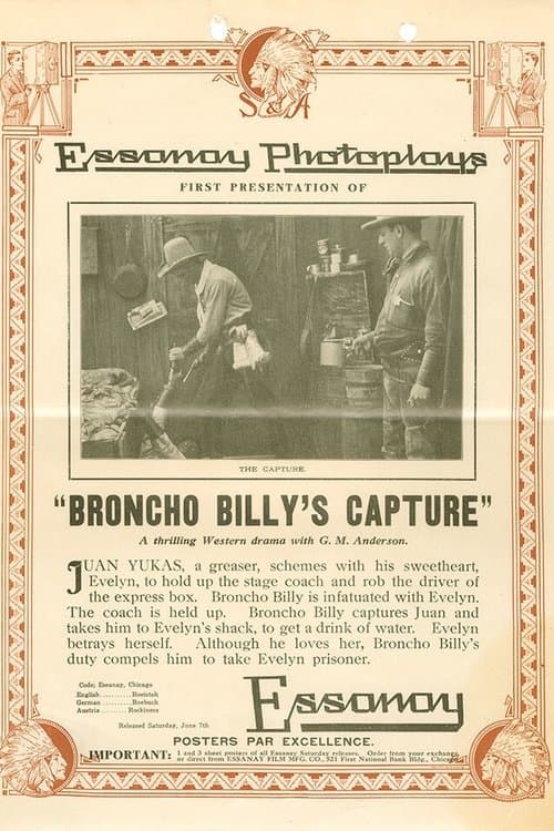 Broncho Billy's Captureのポスター