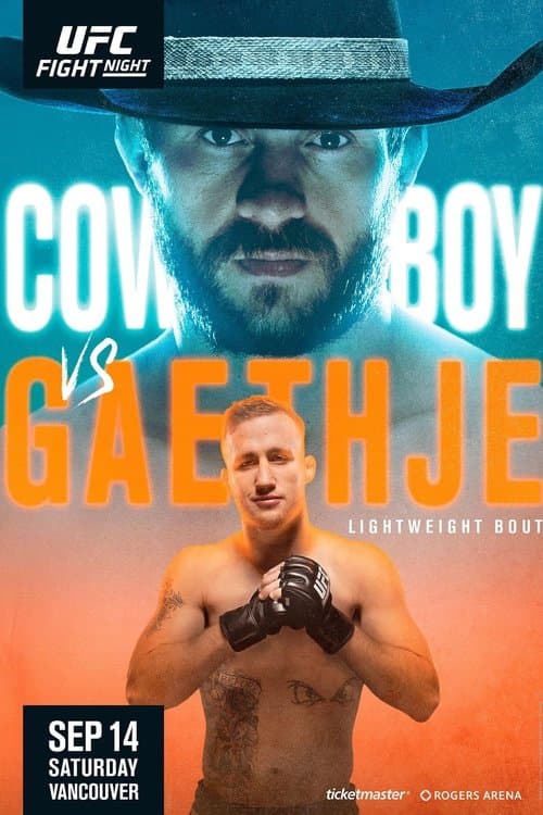 UFC Fight Night 158: Cerrone vs. Gaethjeのポスター