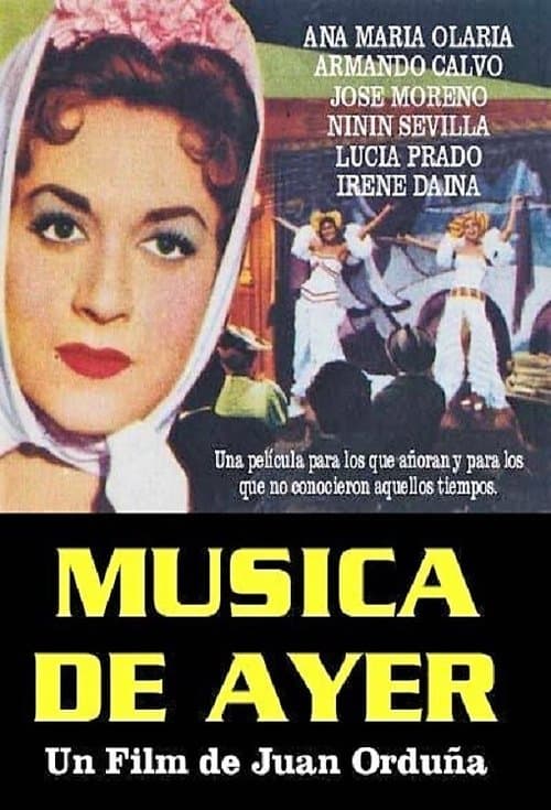 Música de ayerのポスター