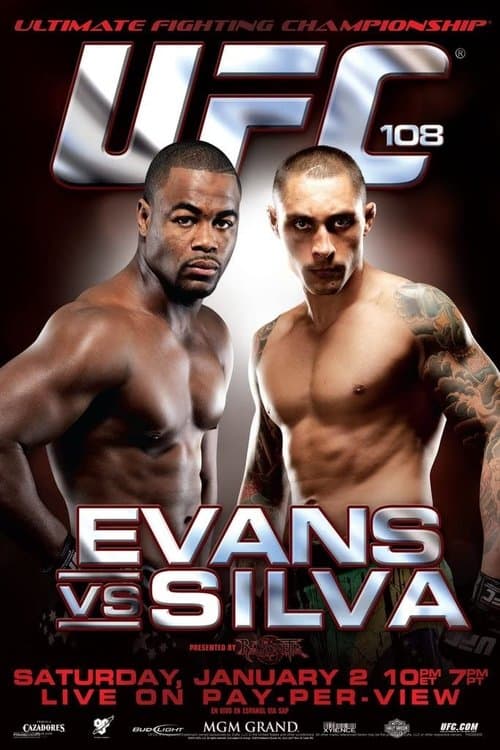 UFC 108: Evans vs. Silvaのポスター