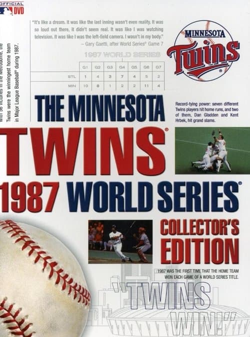 The Minnesota Twins 1987 World Series Collector's Editionのポスター