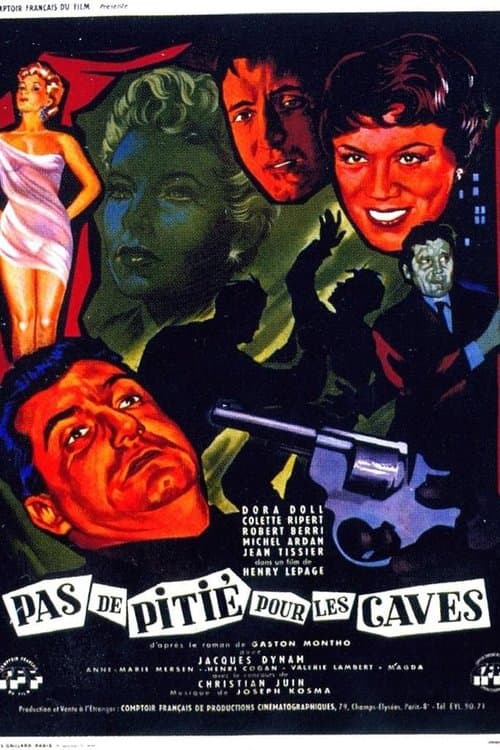 Pas de pitié pour les cavesのポスター