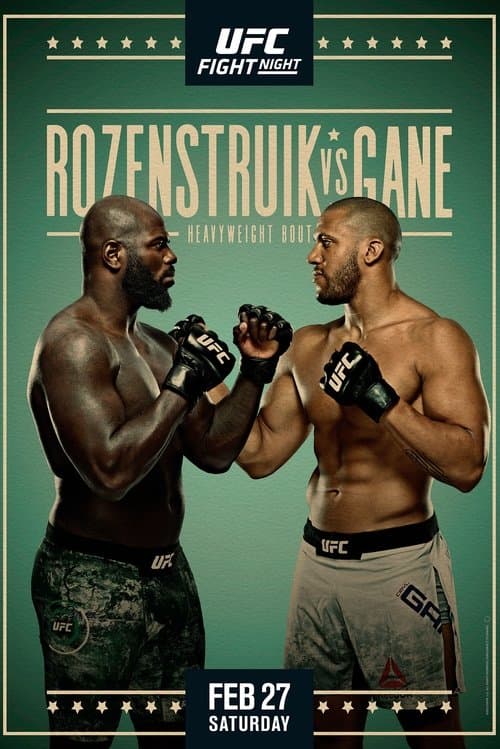 UFC Fight Night 186: Rozenstruik vs. Ganeのポスター