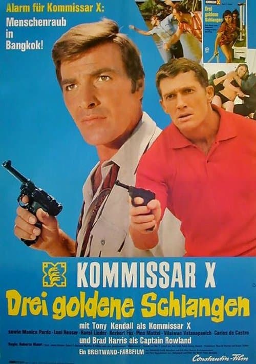 Kommissar X - Drei goldene Schlangenのポスター