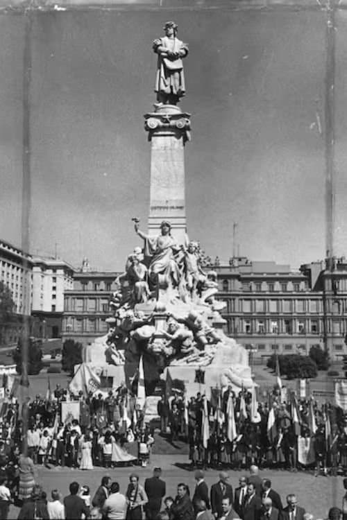 El monumento a Cristóbal Colónのポスター