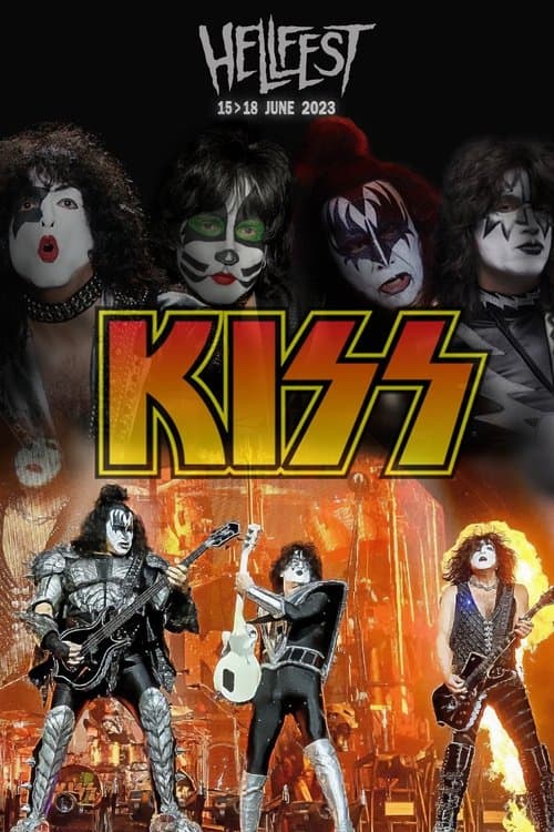 Kiss - Hellfest 2023のポスター