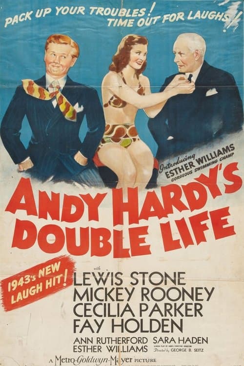 Andy Hardy's Double Lifeのポスター