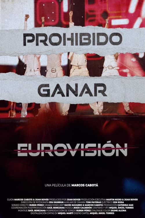 Prohibido ganar Eurovisiónのポスター