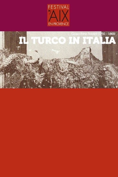 Il Turco in Italia - Festival d'Aix-en-Provenceのポスター