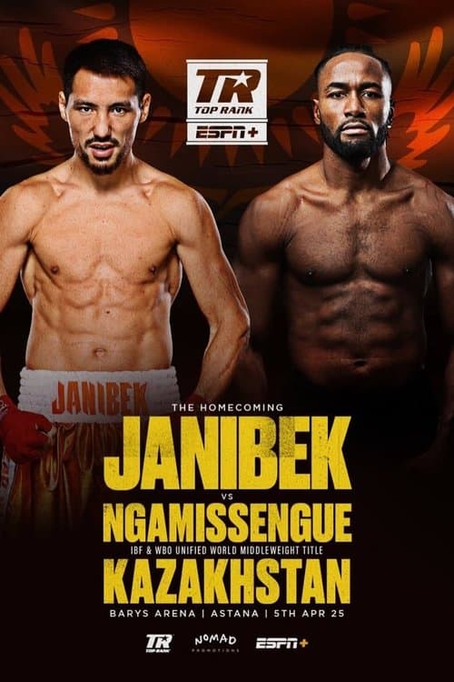 Janibek Alimkhanuly vs. Anauel Ngamissengueのポスター