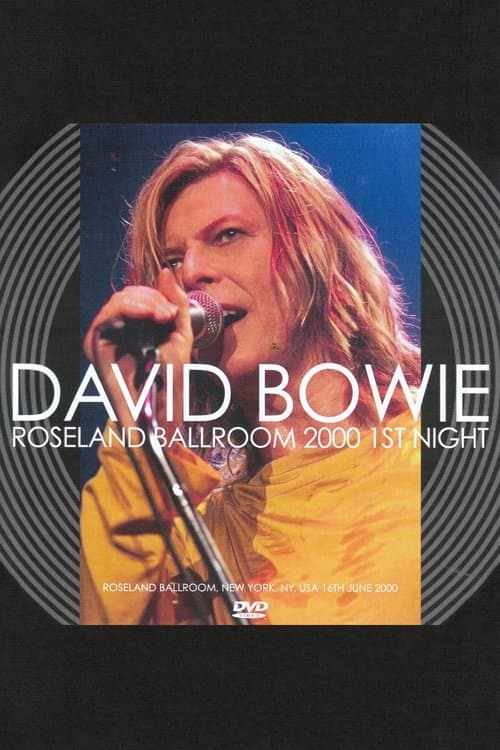 David Bowie: Roseland Ballroom, NYCのポスター