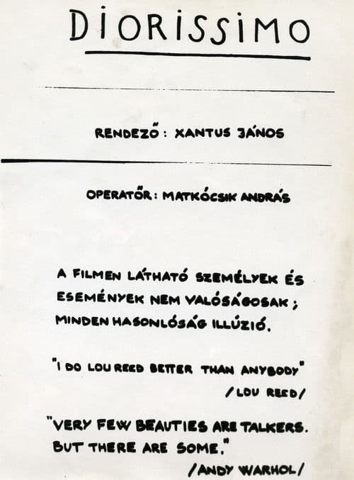 Diorissimoのポスター