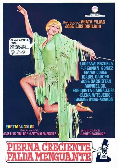 Pierna creciente, falda menguanteのポスター