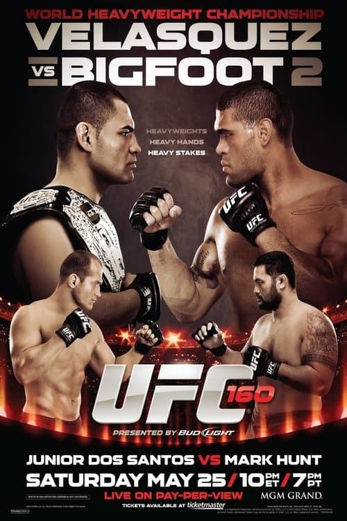 UFC 160: Velasquez vs Bigfoot 2のポスター