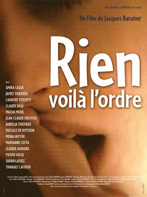 Rien, voilà l'ordreのポスター