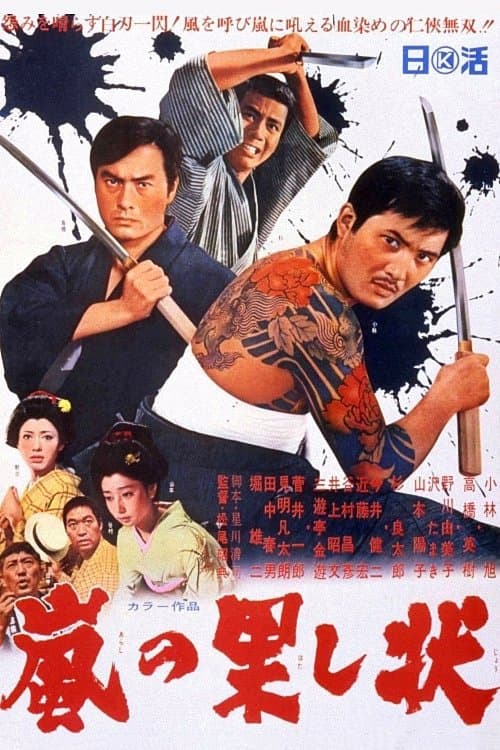 嵐の果し状のポスター