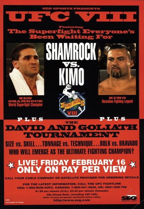 UFC 8: David vs. Goliathのポスター