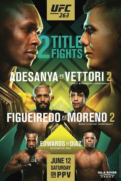 UFC 263: Adesanya vs. Vettori 2のポスター