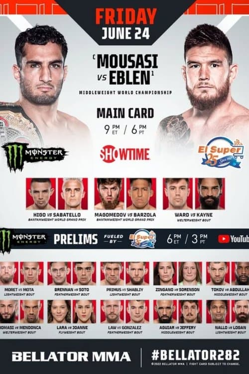 Bellator 282: Mousasi vs. Eblenのポスター