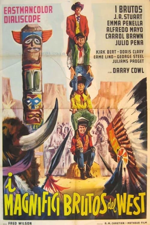 I magnifici Brutos del Westのポスター