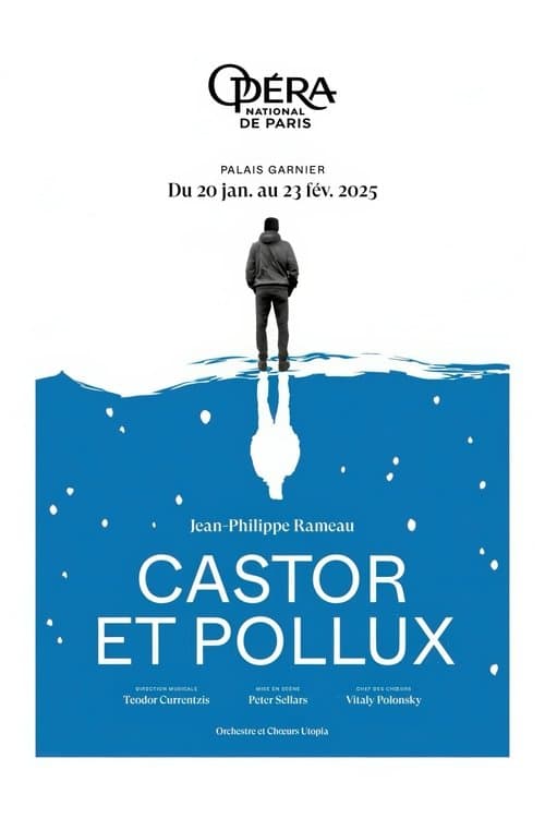 Opéra National de Paris : Castor et Pollux de Jean-Philippe Rameauのポスター