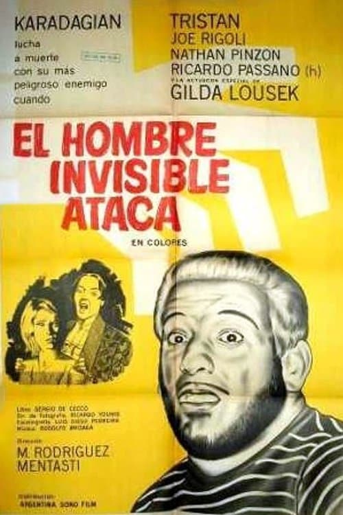 El hombre invisible atacaのポスター