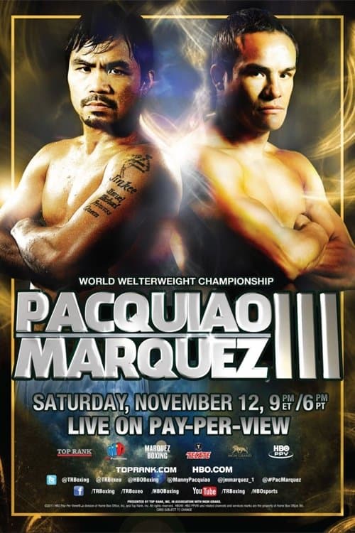Manny Pacquiao vs. Juan Manuel Marquez IIIのポスター