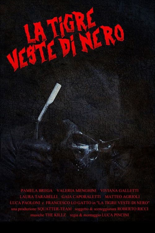 La tigre veste di neroのポスター