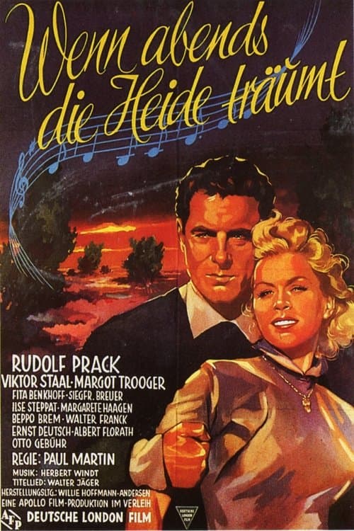 Wenn abends die Heide träumtのポスター