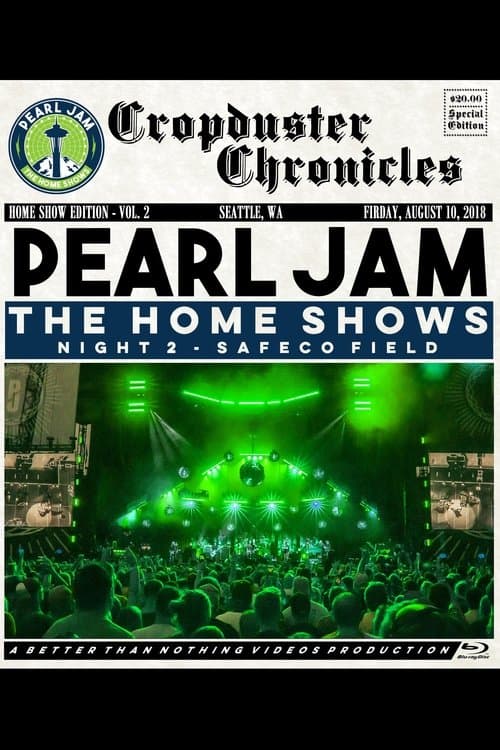 Pearl Jam: Safeco Field 2018 - Night 2 - The Home Shows [BTNV]のポスター