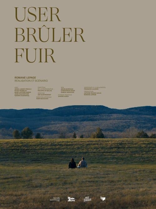 User, brûler, fuirのポスター