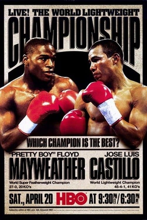 Floyd Mayweather Jr. vs. Jose Luis Castillo Iのポスター
